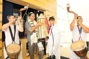 The Western Wall - the place that creates a spiritual experience for the young boy